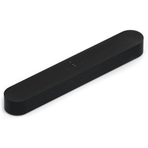 Sonos Beam – Compact Smart TV Soundbar with Amazon Alexa voice control built-in. Wireless home theater and streaming music in any room