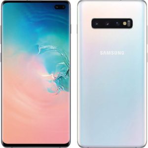 Samsung Galaxy S10+ Plus 128GB+8GB RAM SM-G975F/DS Dual Sim 6.4" LTE Factory Unlocked Smartphone (International Model w/ 128GB MicroSD Bundle)